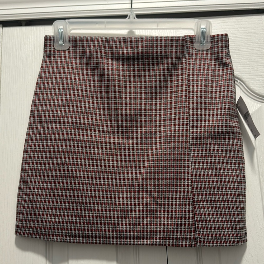 Plaid Mini Skirt